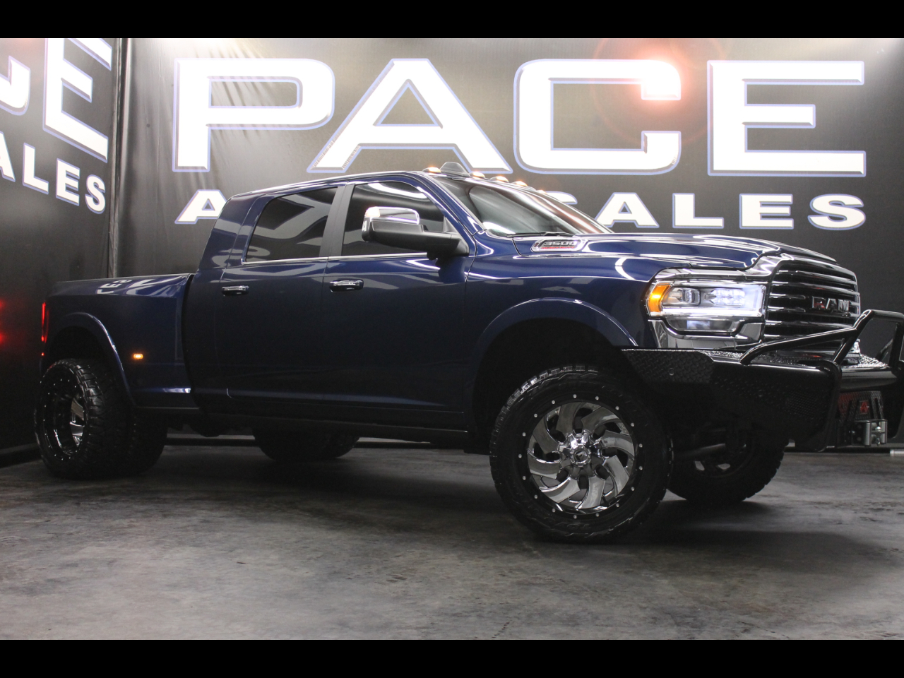 Used 2019 RAM 3500 Longhorn 4x4 Mega Cab Custom Leveled for Sale in