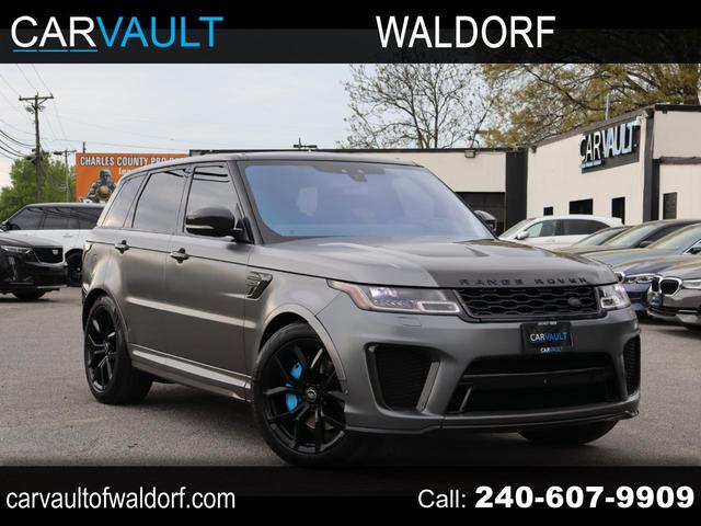 Gray 2018 Land Rover Range Rover Sport V8 SVR 4WD SUV / Crossover All-Wheel Drive Automatic