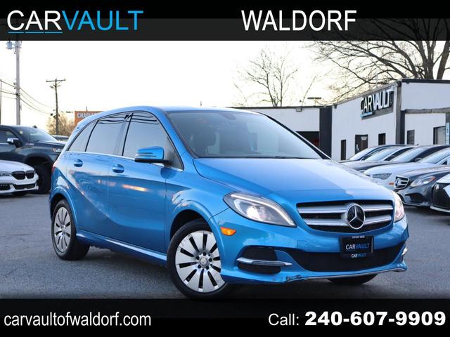 Blue 2014 Mercedes-Benz B-Class Electric Drive Wagon Front-Wheel Drive 1-Speed Dual Clutch