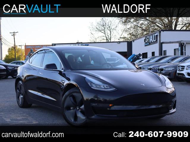Black 2019 Tesla Model 3 Long Range AWD Sedan All-Wheel Drive Automatic
