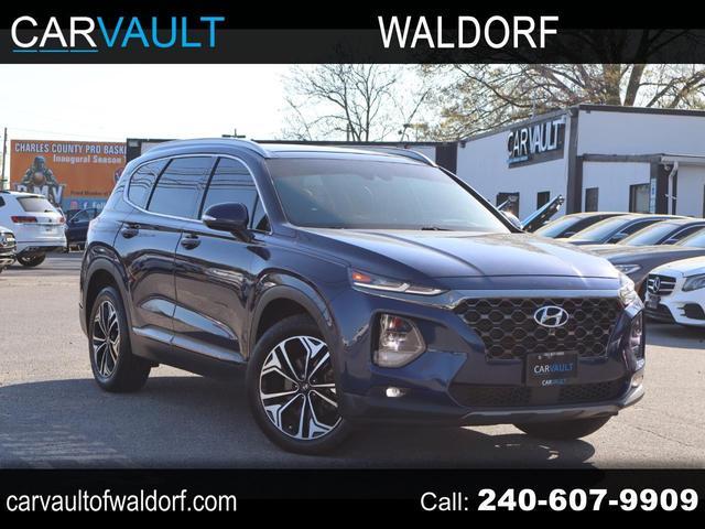 Blue 2020 Hyundai Santa Fe 2.0T Limited AWD SUV / Crossover All-Wheel Drive Automatic