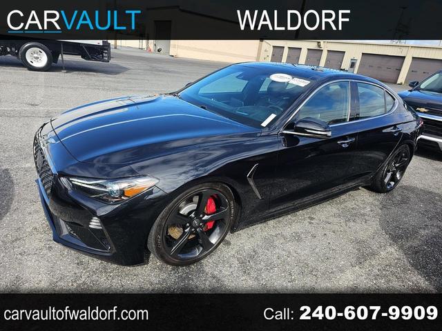 Black 2021 Genesis G70 3.3T AWD Sedan All-Wheel Drive Automatic