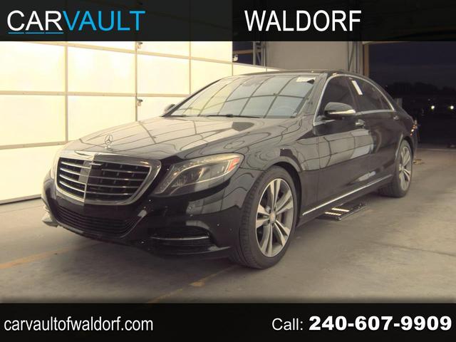 Black 2015 Mercedes-Benz S-Class S 550 Sedan Rear-Wheel Drive Automatic