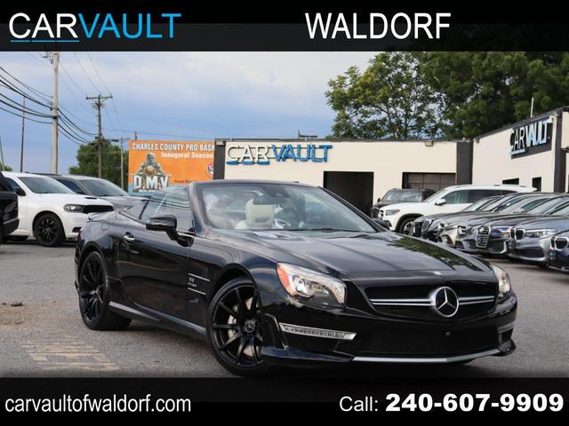 Black 2014 Mercedes-Benz SL-Class SL 63 AMG Convertible Rear-Wheel Drive Automatic