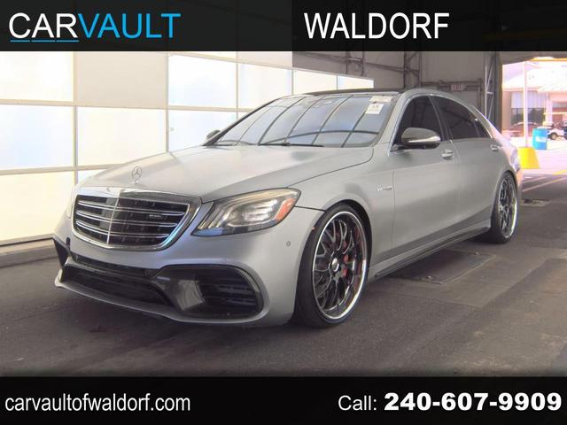 Gray 2018 Mercedes-Benz S-Class Sedan All-Wheel Drive Automatic