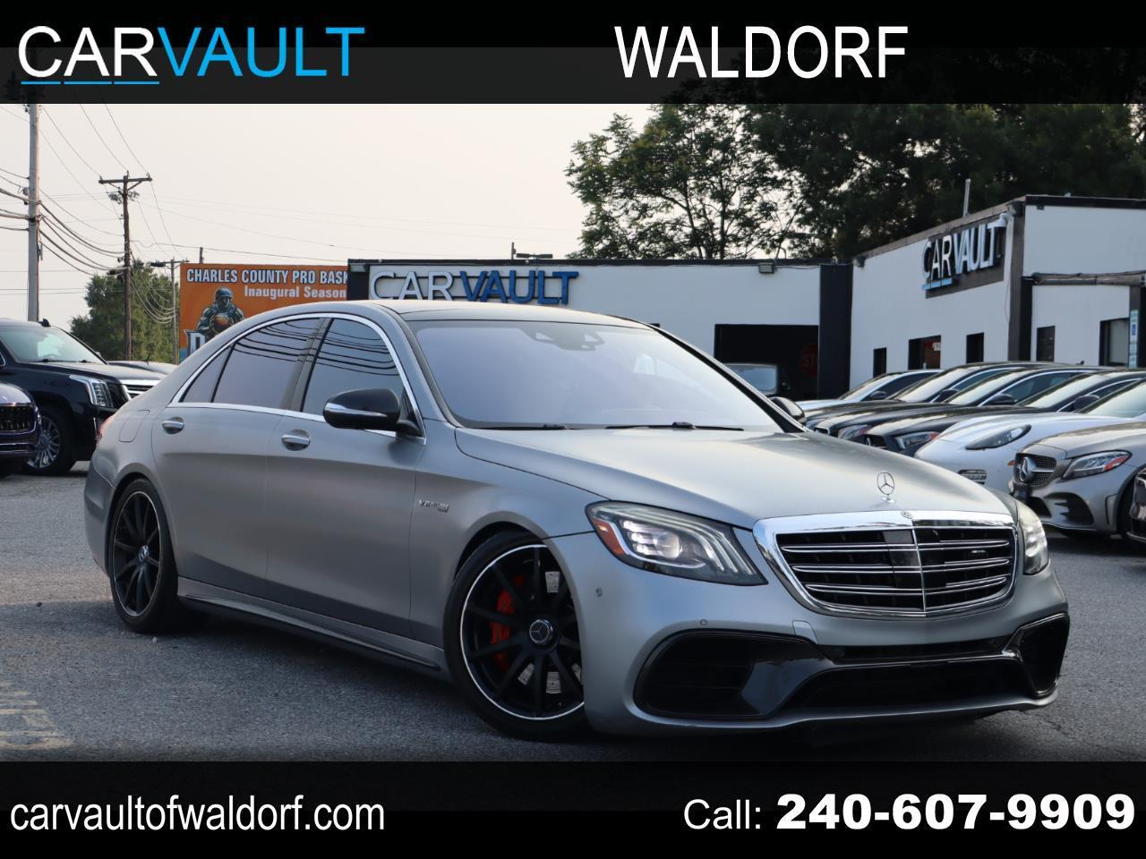 Gray 2018 Mercedes-Benz S-Class Sedan All-Wheel Drive Automatic