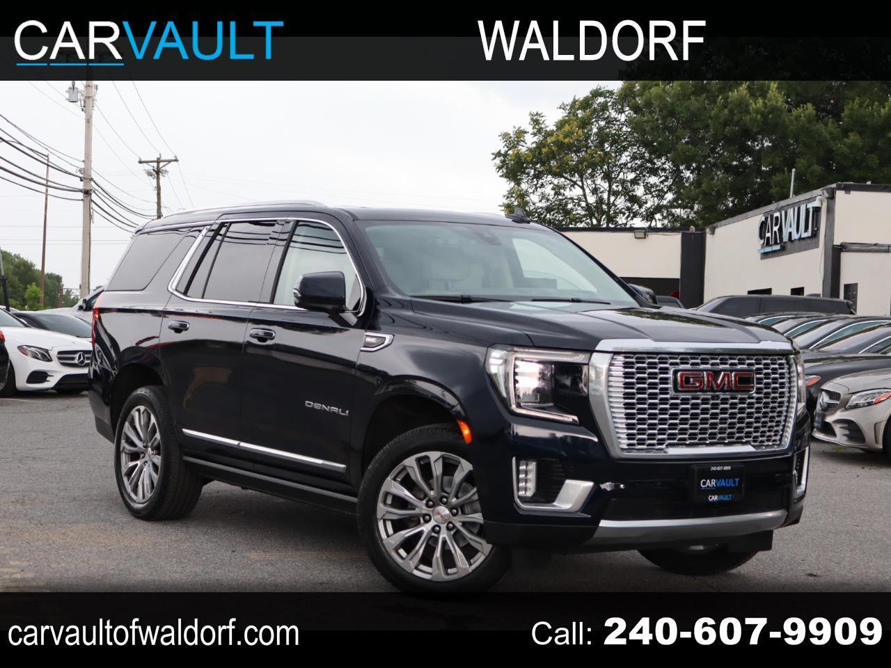 Blue 2021 GMC Yukon SUV / Crossover Four-Wheel Drive Automatic