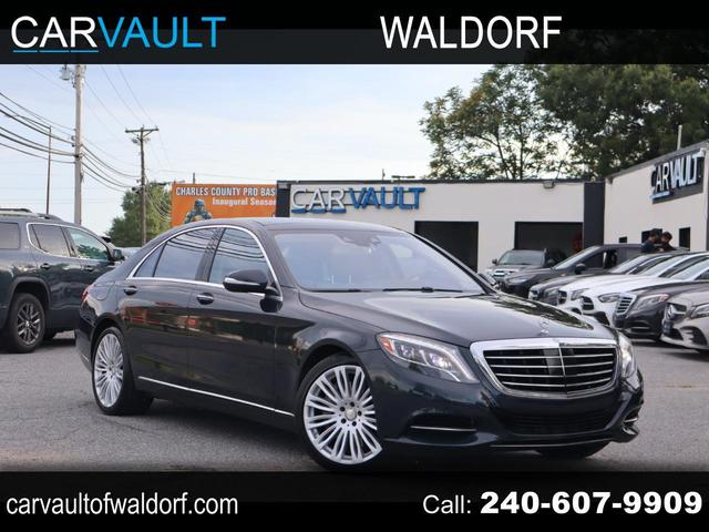 Black 2015 Mercedes-Benz S-Class Sedan All-Wheel Drive Automatic
