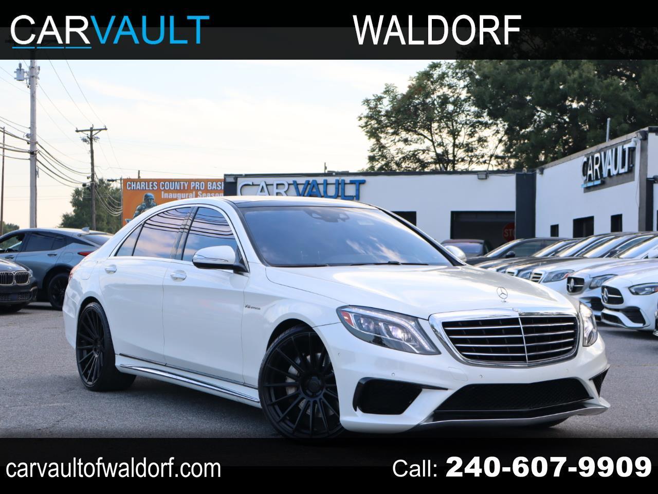White 2017 Mercedes-Benz S-Class Sedan Rear-Wheel Drive Automatic