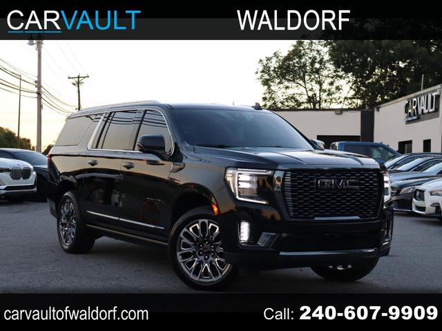 Black 2023 GMC Yukon XL SUV / Crossover Four-Wheel Drive Automatic