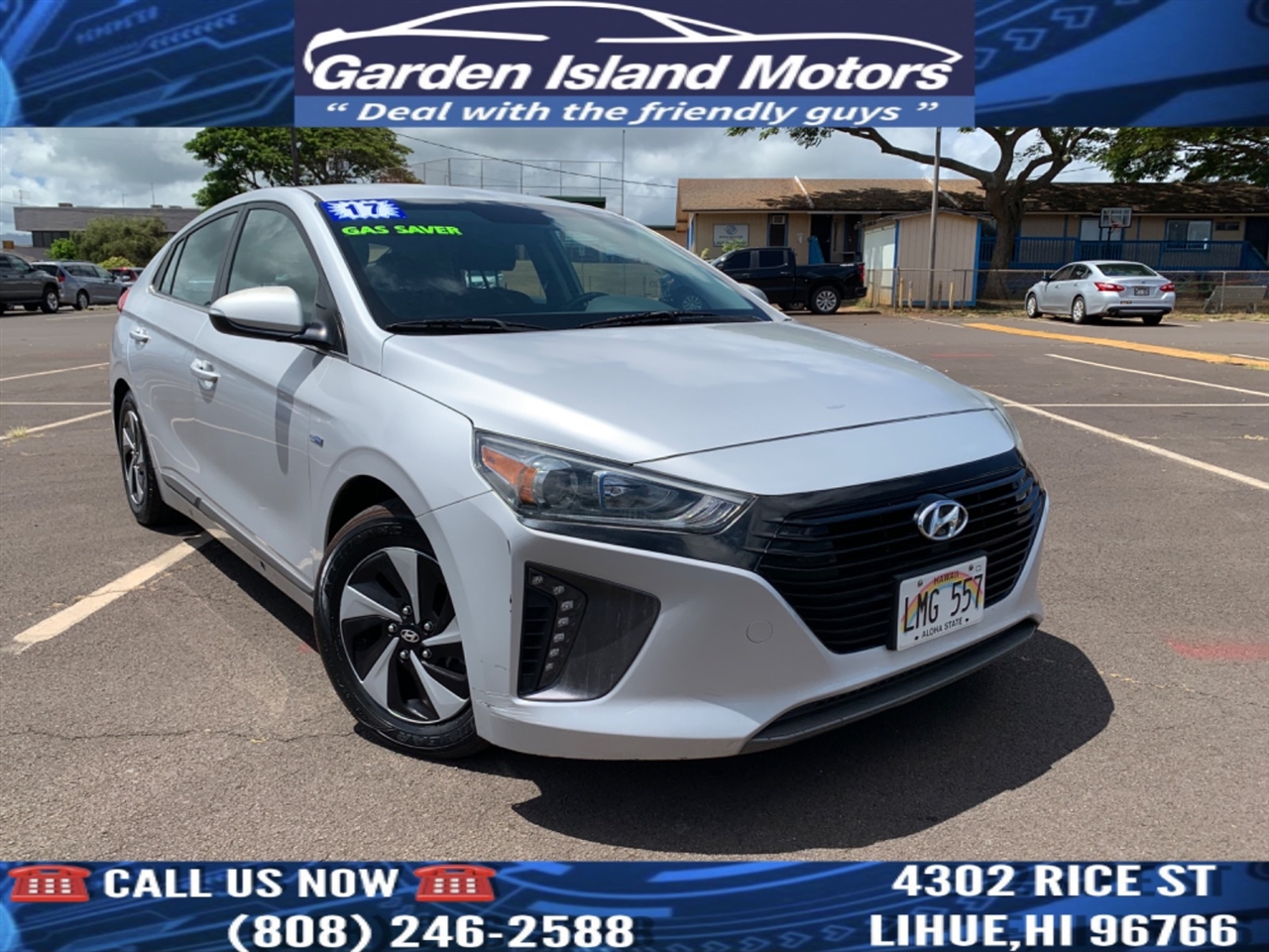 2017 Hyundai Ioniq Hybrid Blue