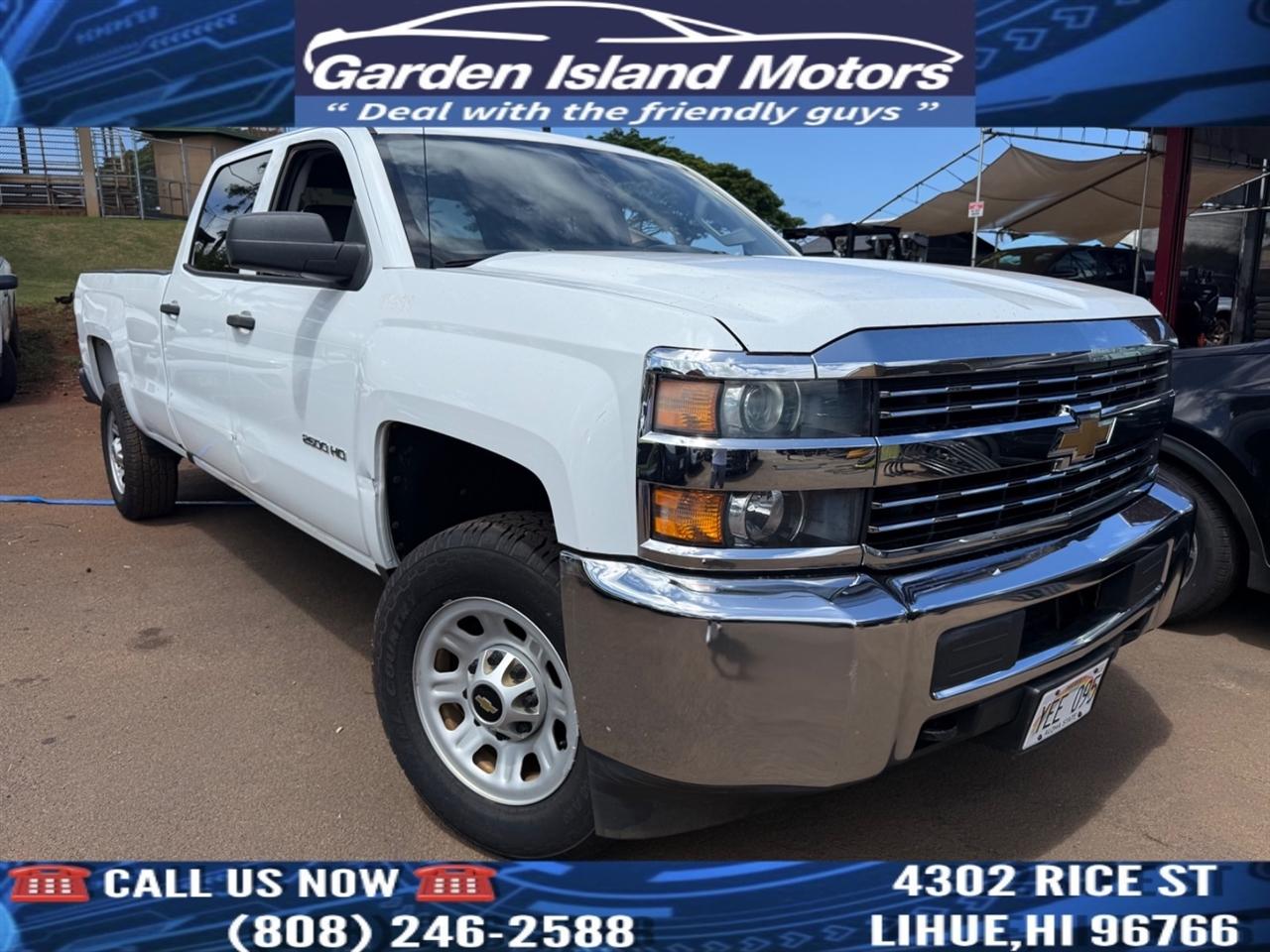 2018 Chevrolet Silverado 2500HD Work Truck Crew Cab Long Box 2WD