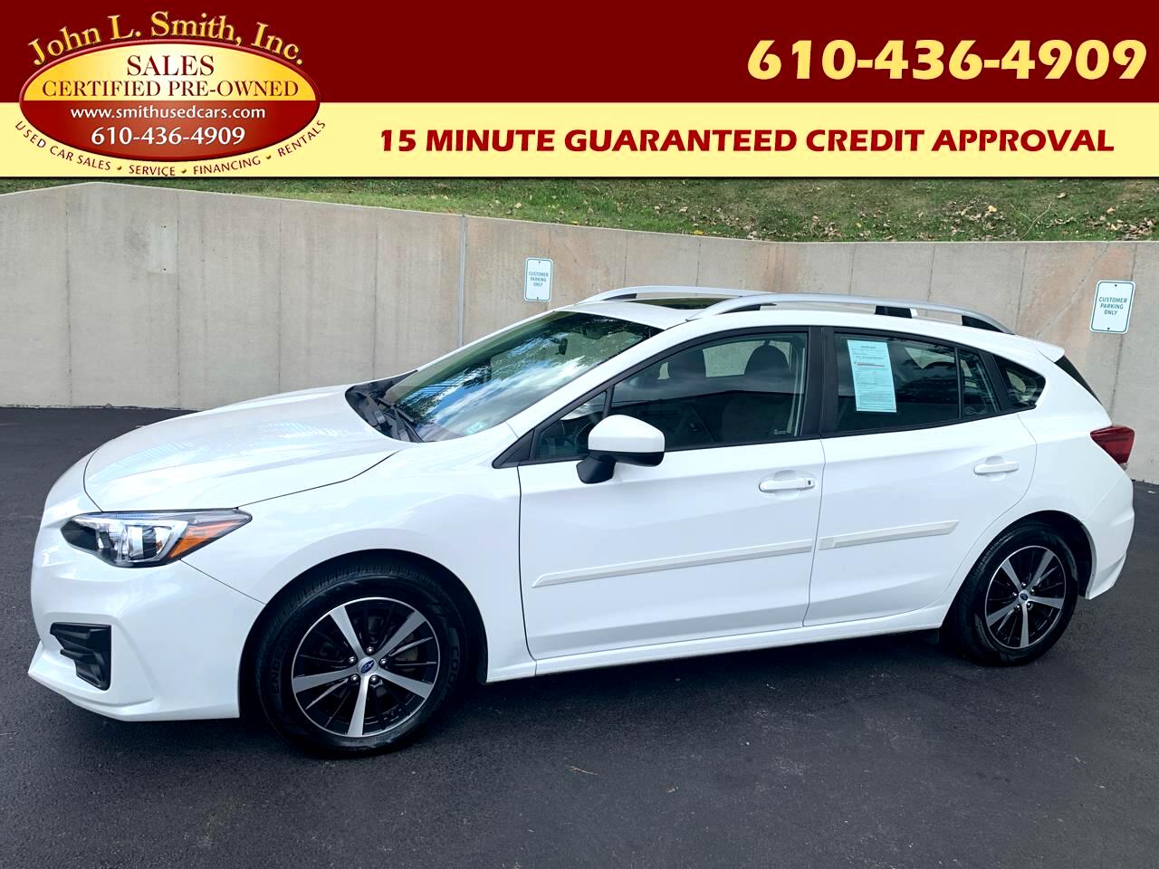 2019 Subaru Impreza 2.0I PREMIUM 5-DOOR CVT