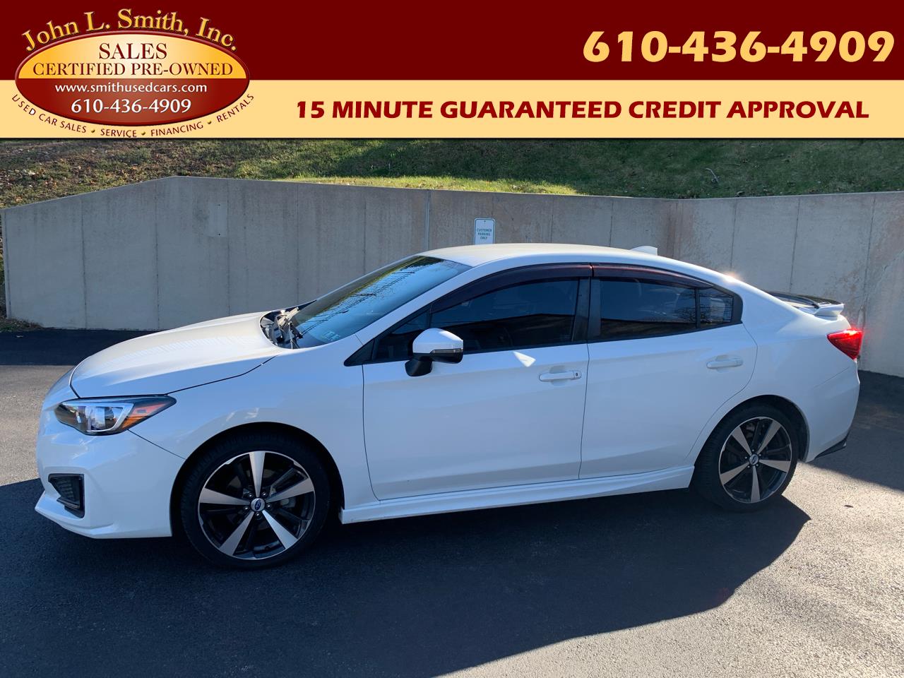 2017 Subaru Impreza 2.0I SPORT 4-DOOR MANUAL