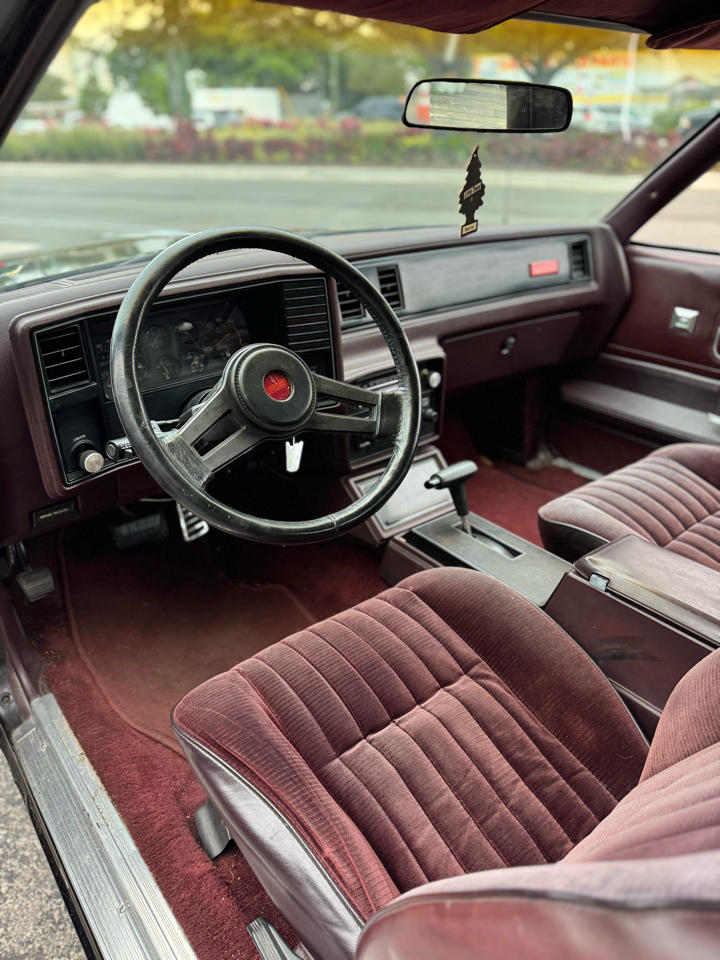 Chevrolet Monte Carlo 2dr Sport Coupe SS 1985