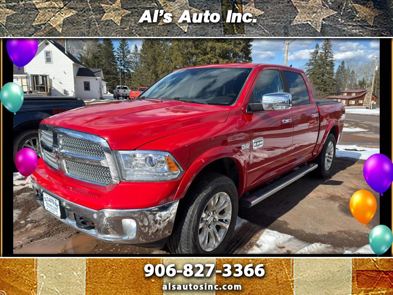 2016 RAM 1500 Longhorn Crew Cab SWB 4WD