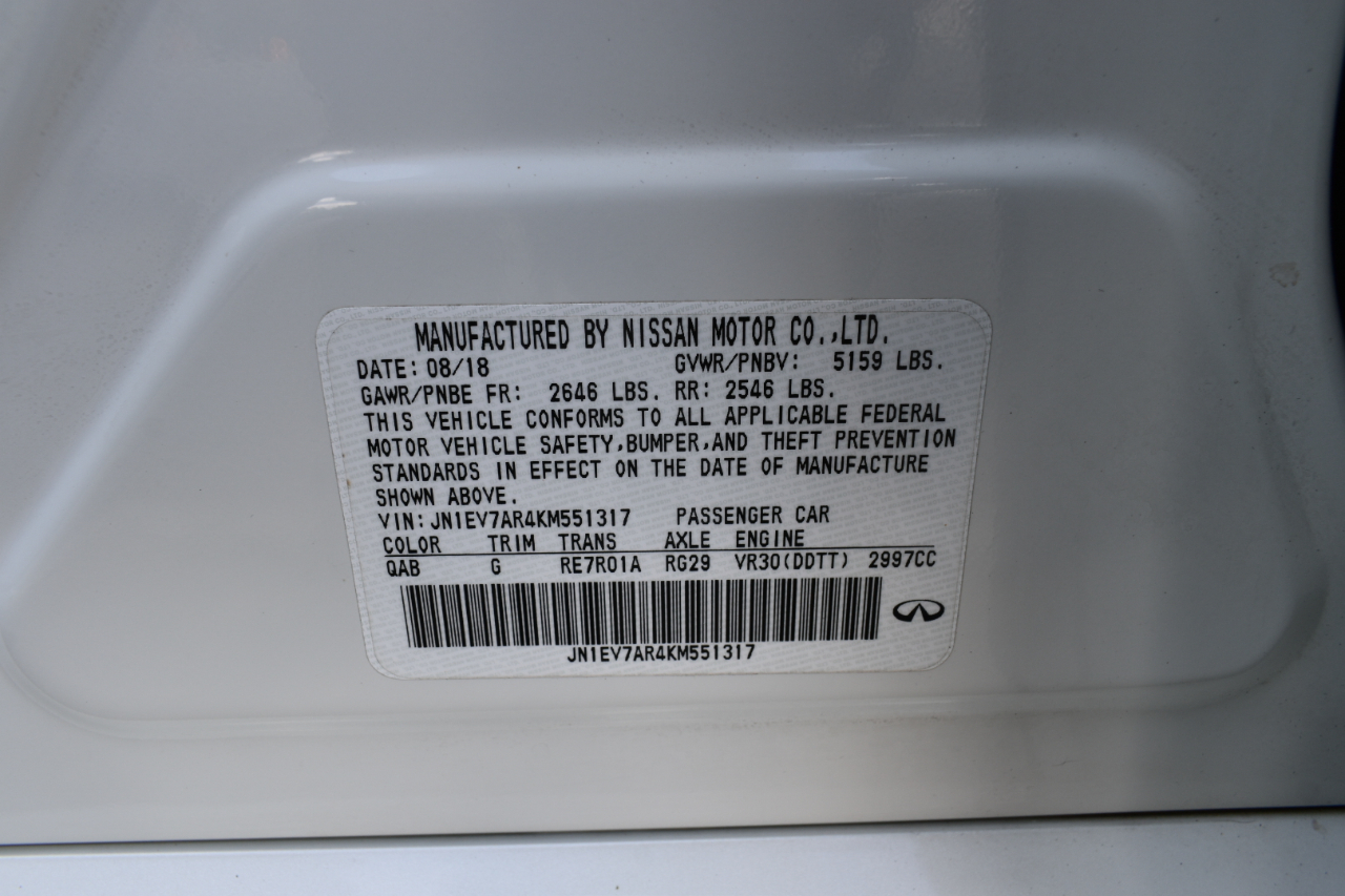 Infiniti Q50 3.0t Sport AWD 2019