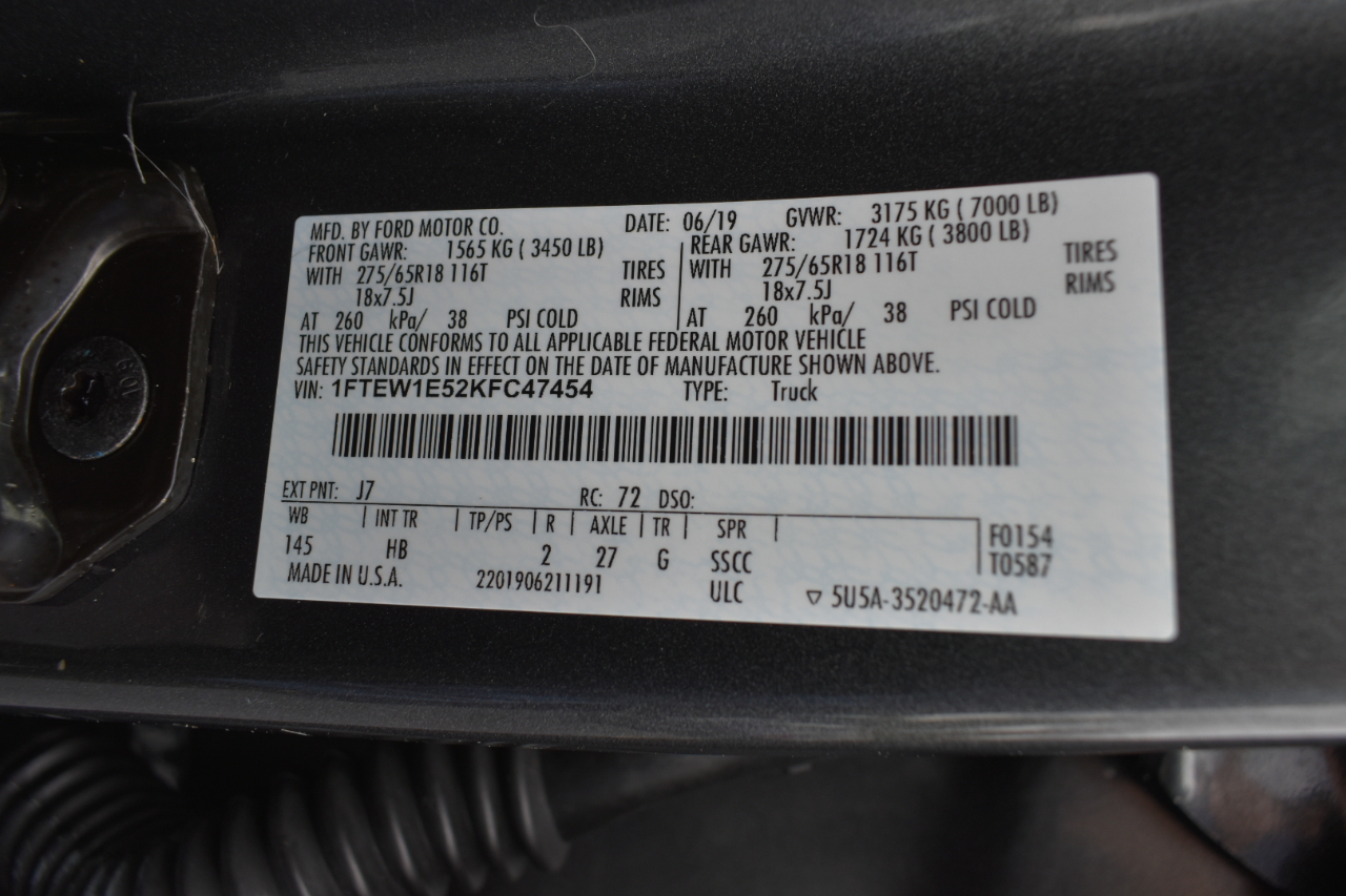 Ford F-150 Lariat SuperCrew 4WD 2019 Ford F-150 Lariat SuperCrew 4WD 2019