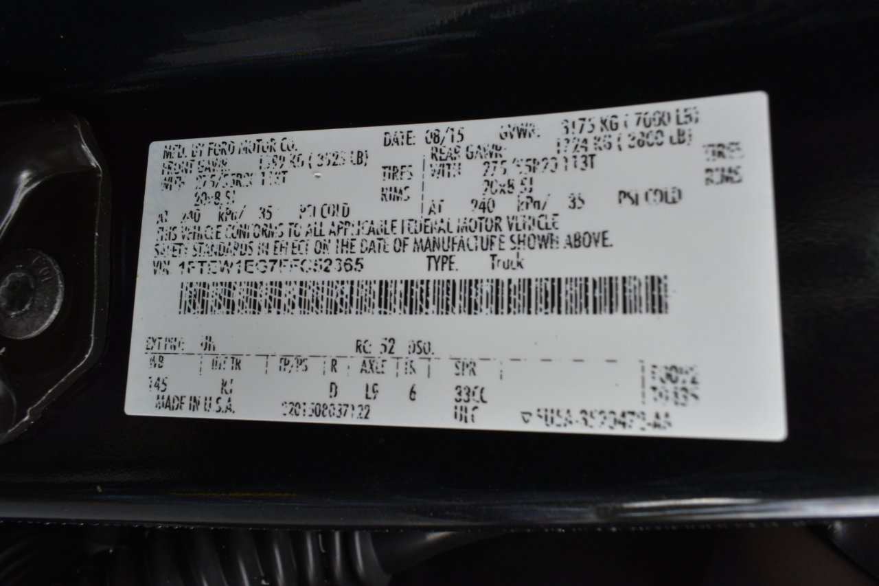 Ford F-150 King Ranch SuperCrew 4WD 2015 Ford F-150 King Ranch SuperCrew 4WD 2015