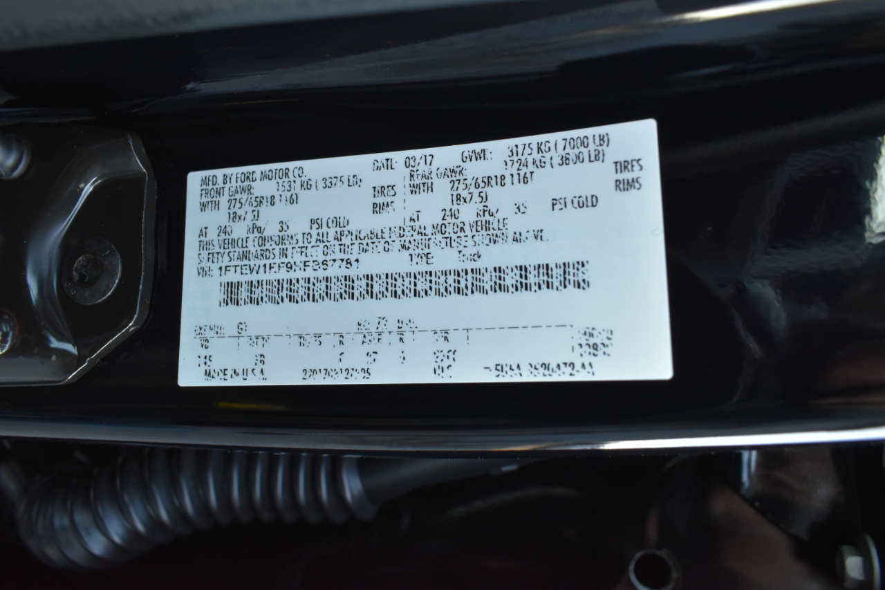 Ford F-150 Lariat SuperCrew 4WD 2017