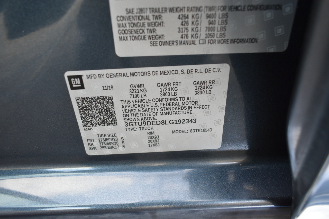 GMC Sierra 1500 SLT Crew Cab Short Box 4WD 2020