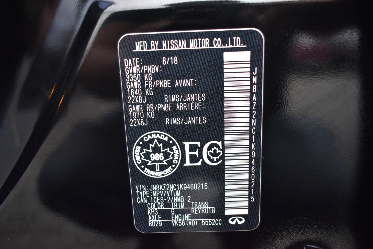 Infiniti QX80 LUXE 4WD 2019