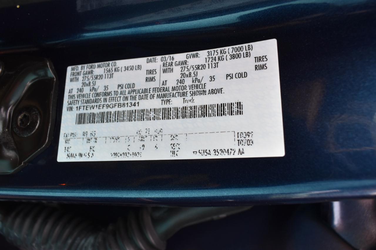 Ford F-150 Lariat SuperCrew 4WD 2016