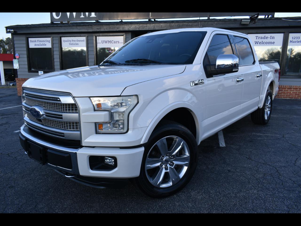 Ford F-150 Platinum SuperCrew 5.5-ft. Bed 4WD 2016