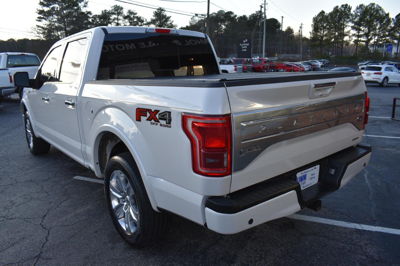 Ford F-150 Platinum SuperCrew 5.5-ft. Bed 4WD 2016