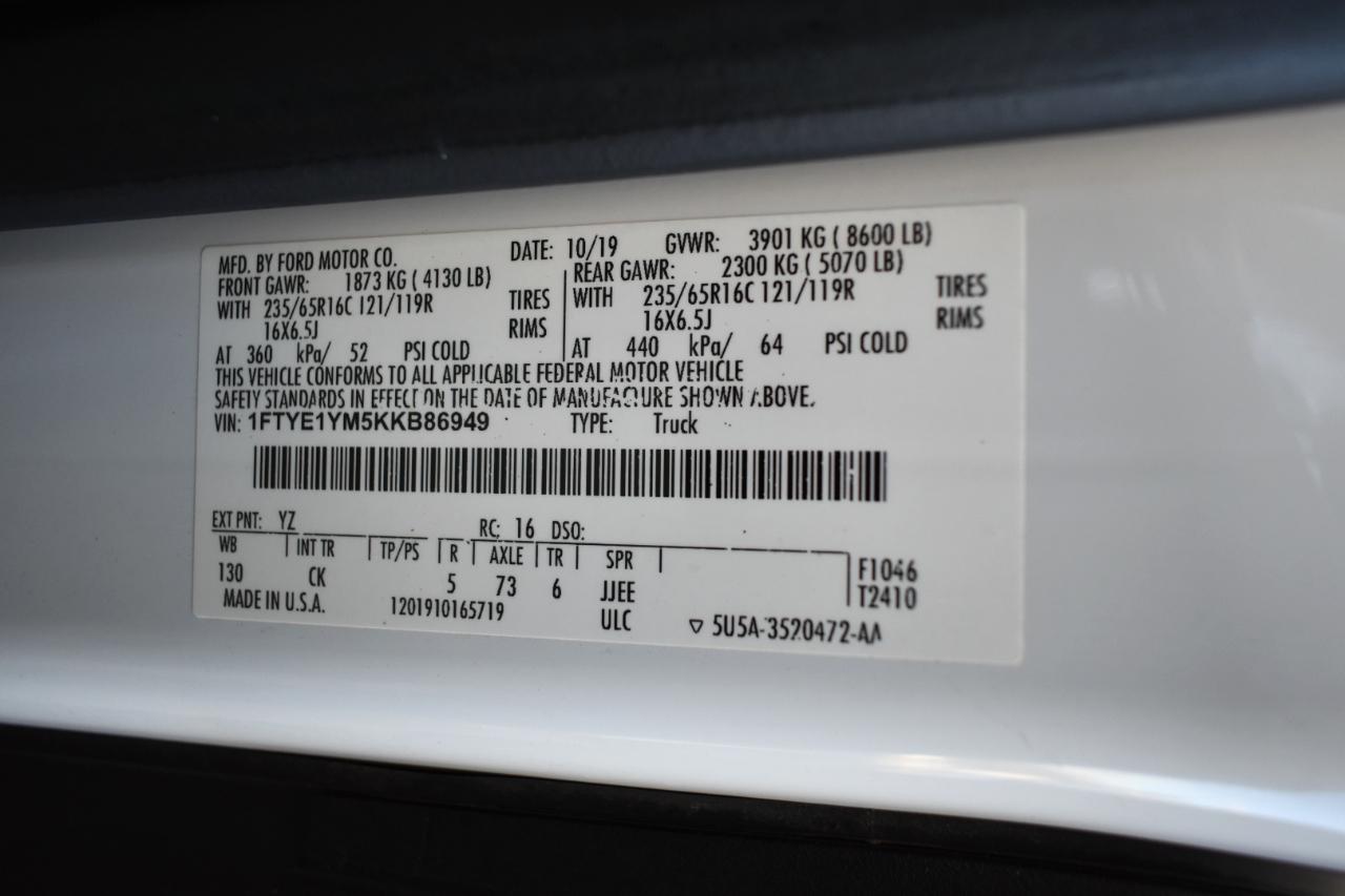 Ford Transit 150 Van Low Roof w/Sliding Pass. 130-in. WB 2019