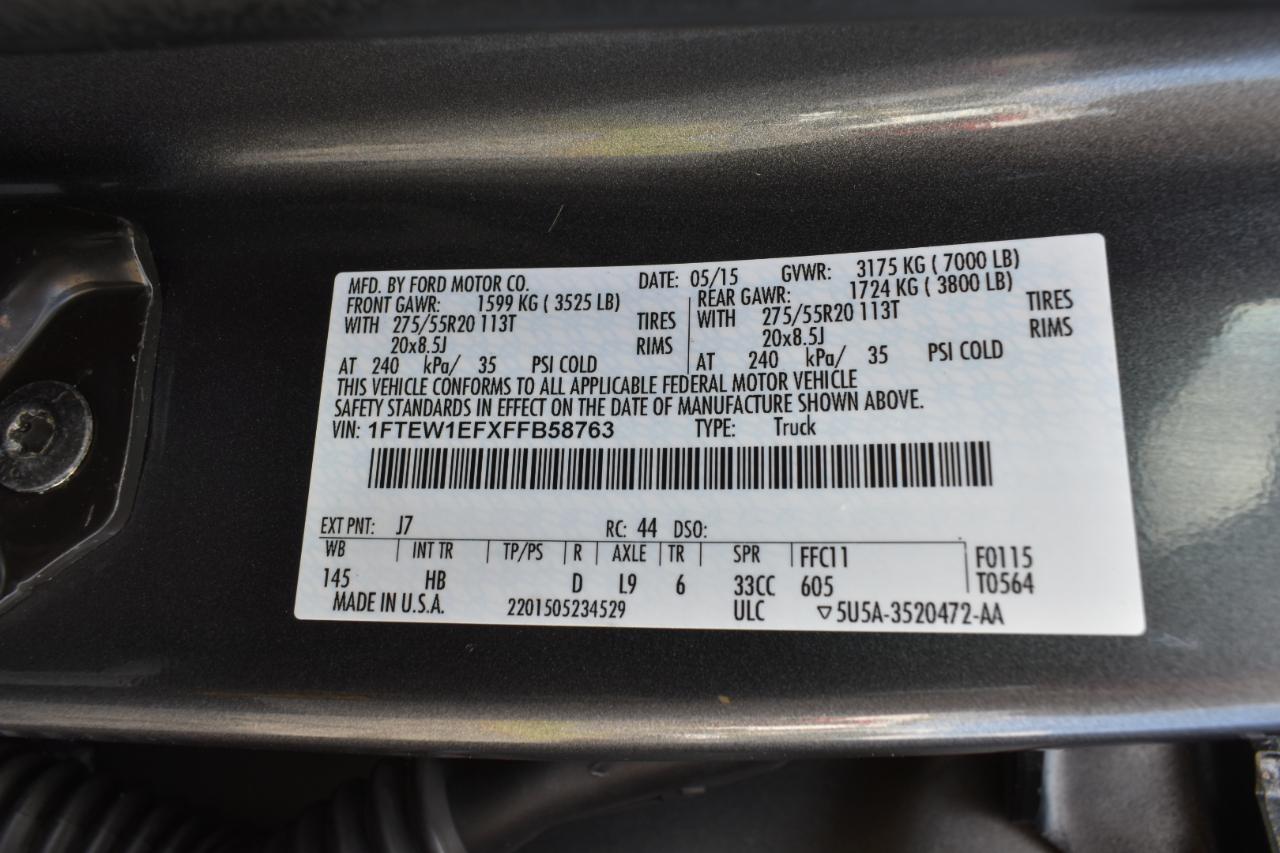 Ford F-150 Lariat SuperCrew 4WD 2015