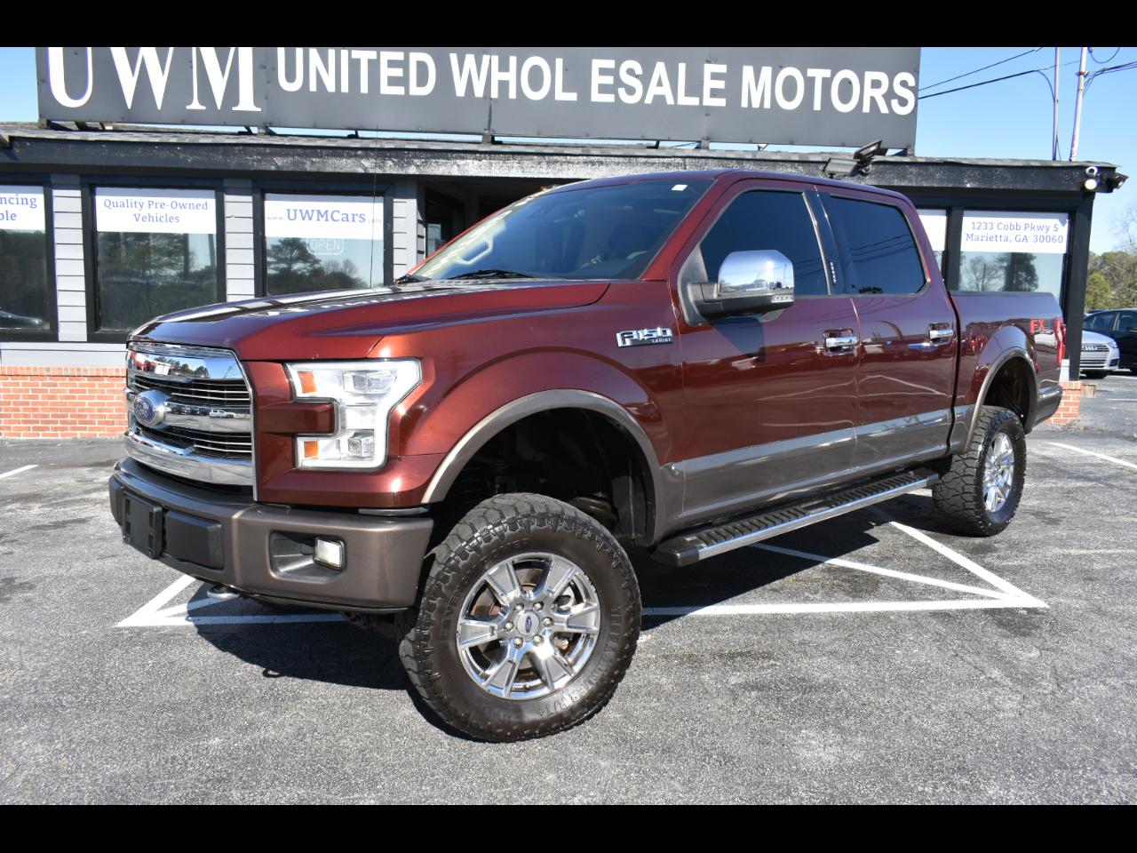 Ford F-150 Lariat SuperCrew 5.5-ft. Bed 4WD 2016