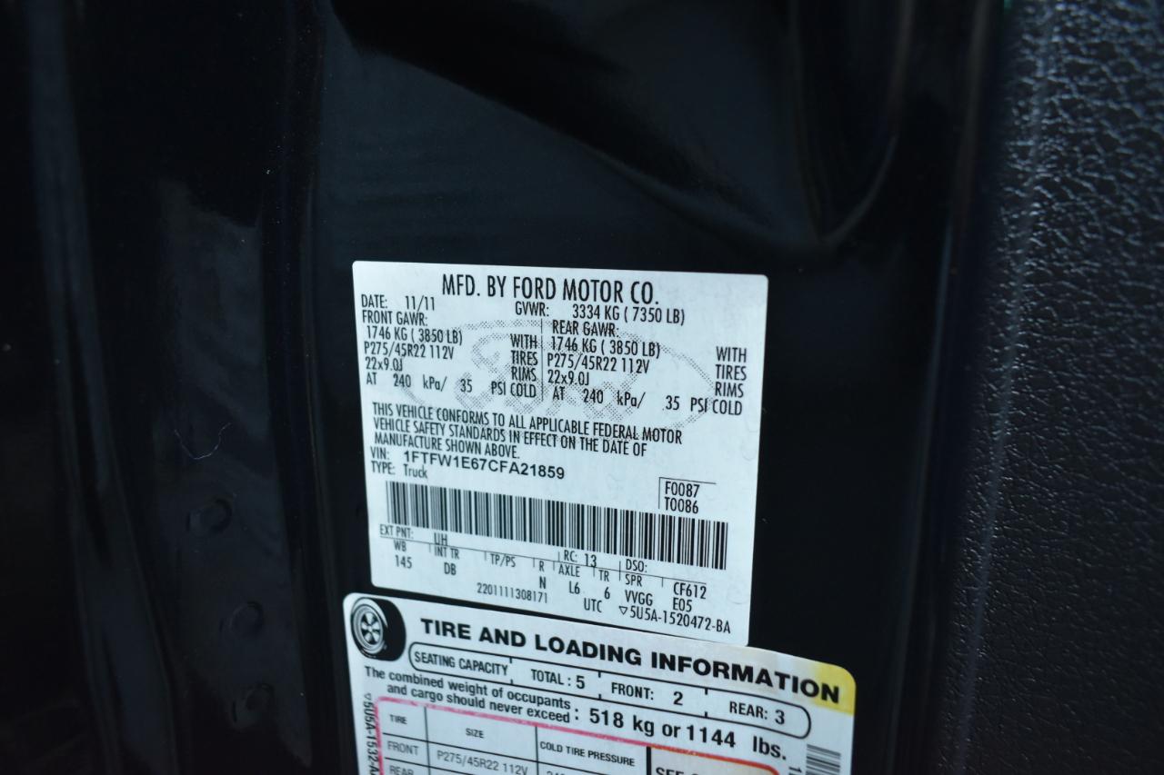 Ford F-150 Harley-Davidson SuperCrew 5.5-ft. Bed 4WD 2012