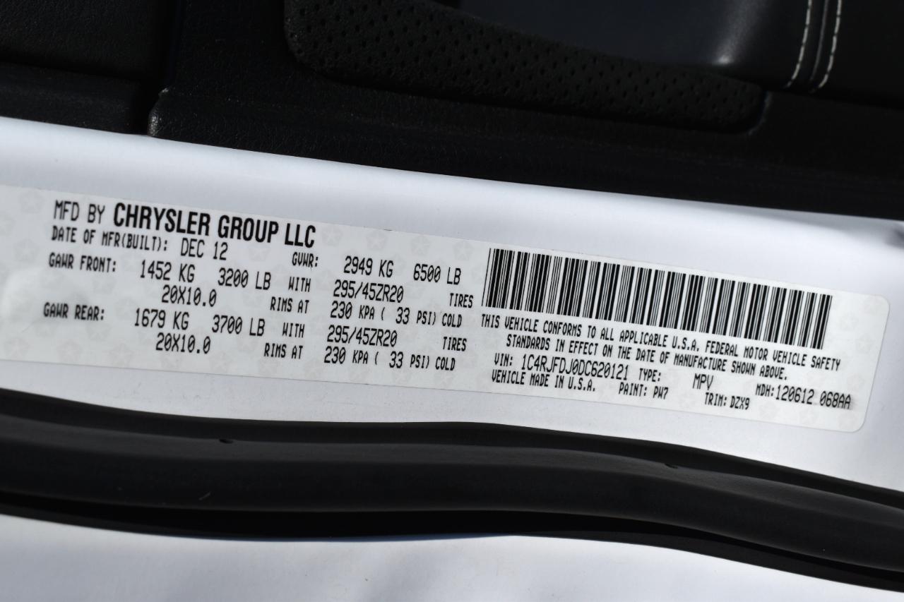 Jeep Grand Cherokee SRT8 4WD 2013