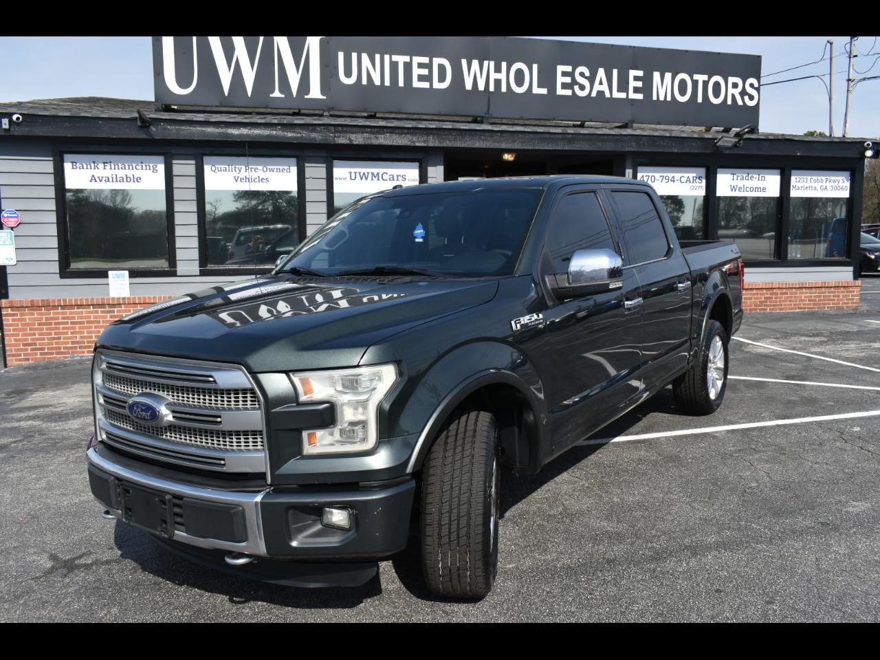 Ford F-150 Platinum SuperCrew 5.5-ft. Bed 4WD 2015