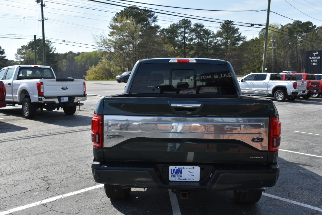 Ford F-150 Platinum SuperCrew 5.5-ft. Bed 4WD 2015