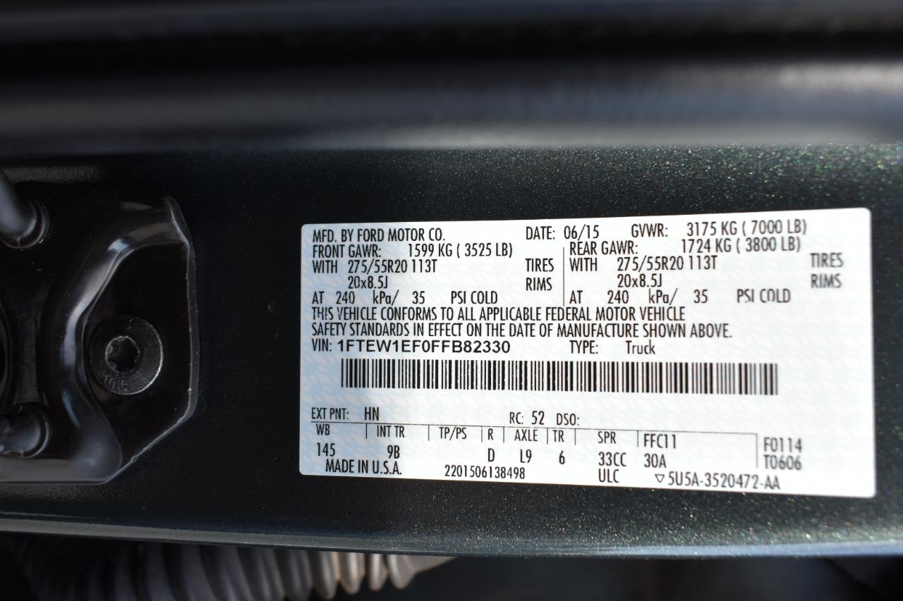 Ford F-150 Platinum SuperCrew 5.5-ft. Bed 4WD 2015