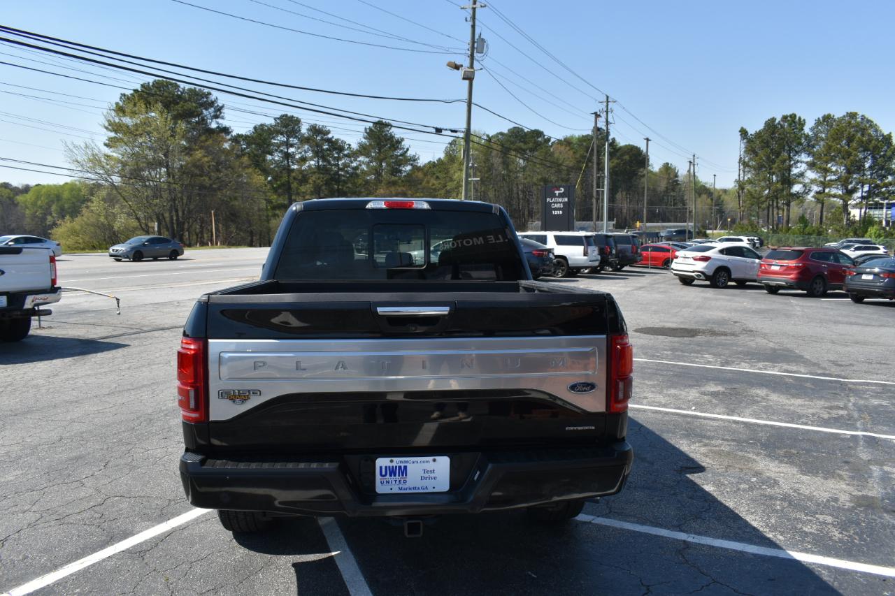 Ford F-150 Platinum SuperCrew 5.5-ft. Bed 2WD 2016