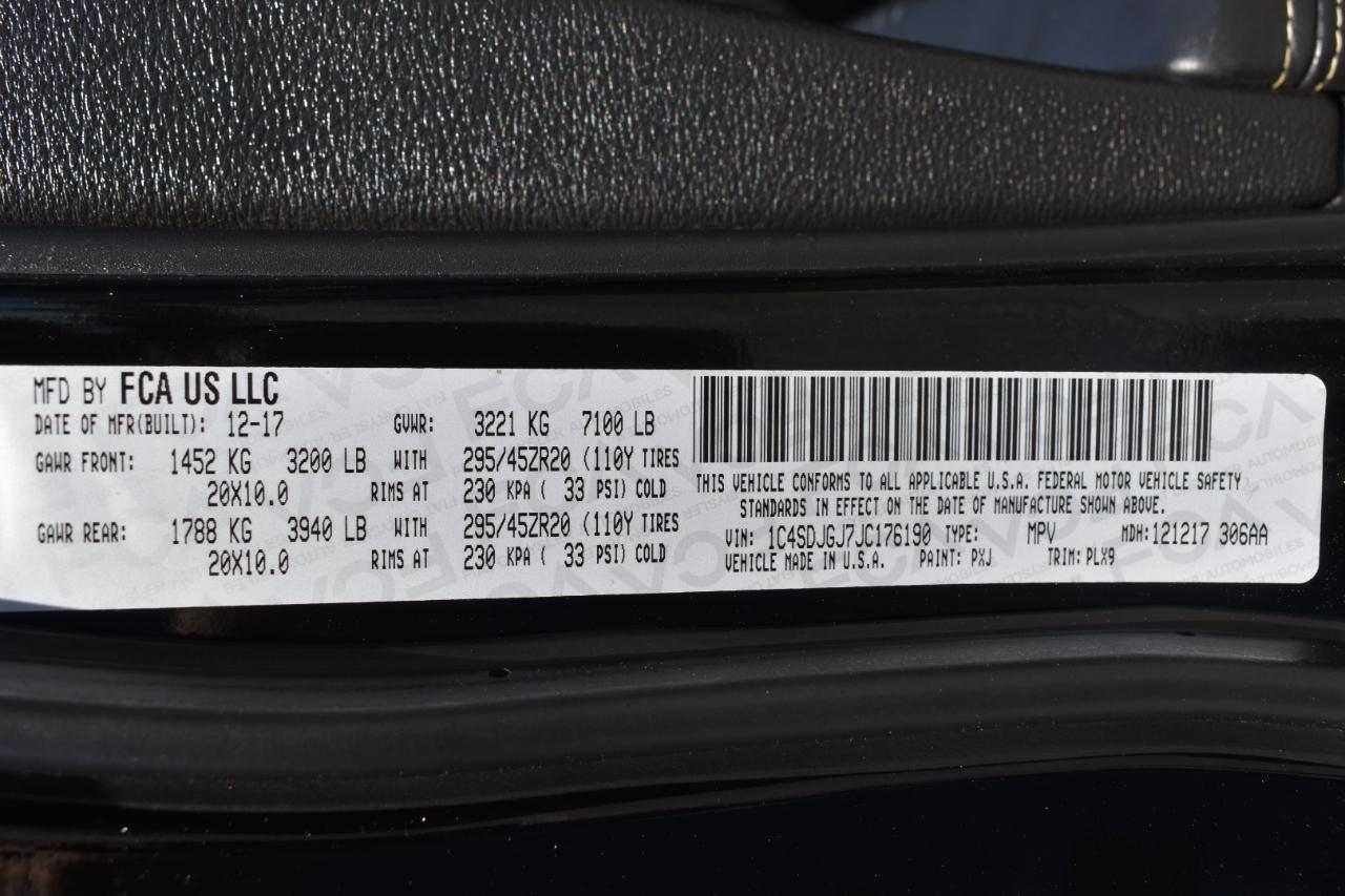 Dodge Durango SRT AWD 2018