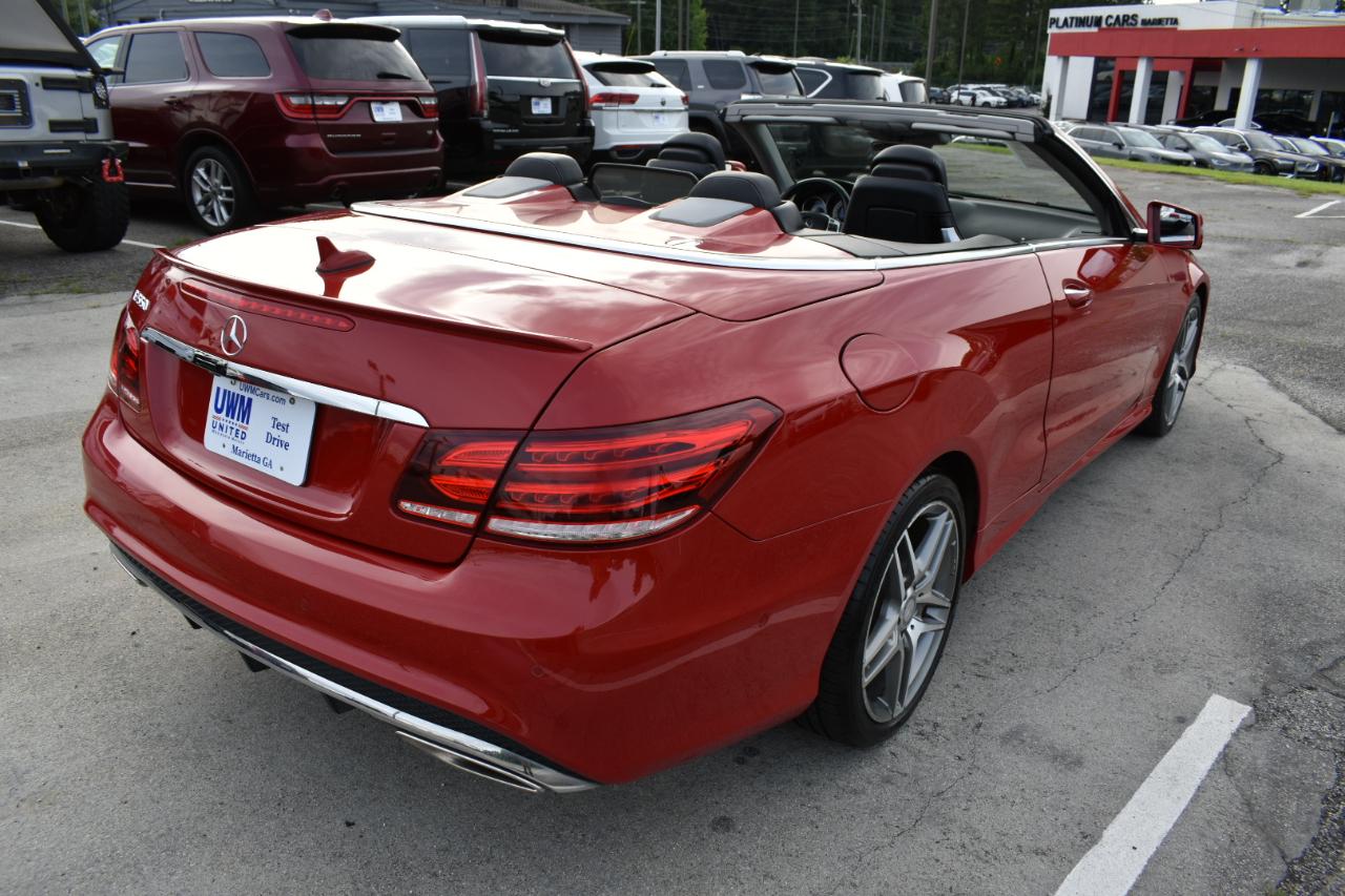 Mercedes-Benz E-Class E550 Cabriolet 2016