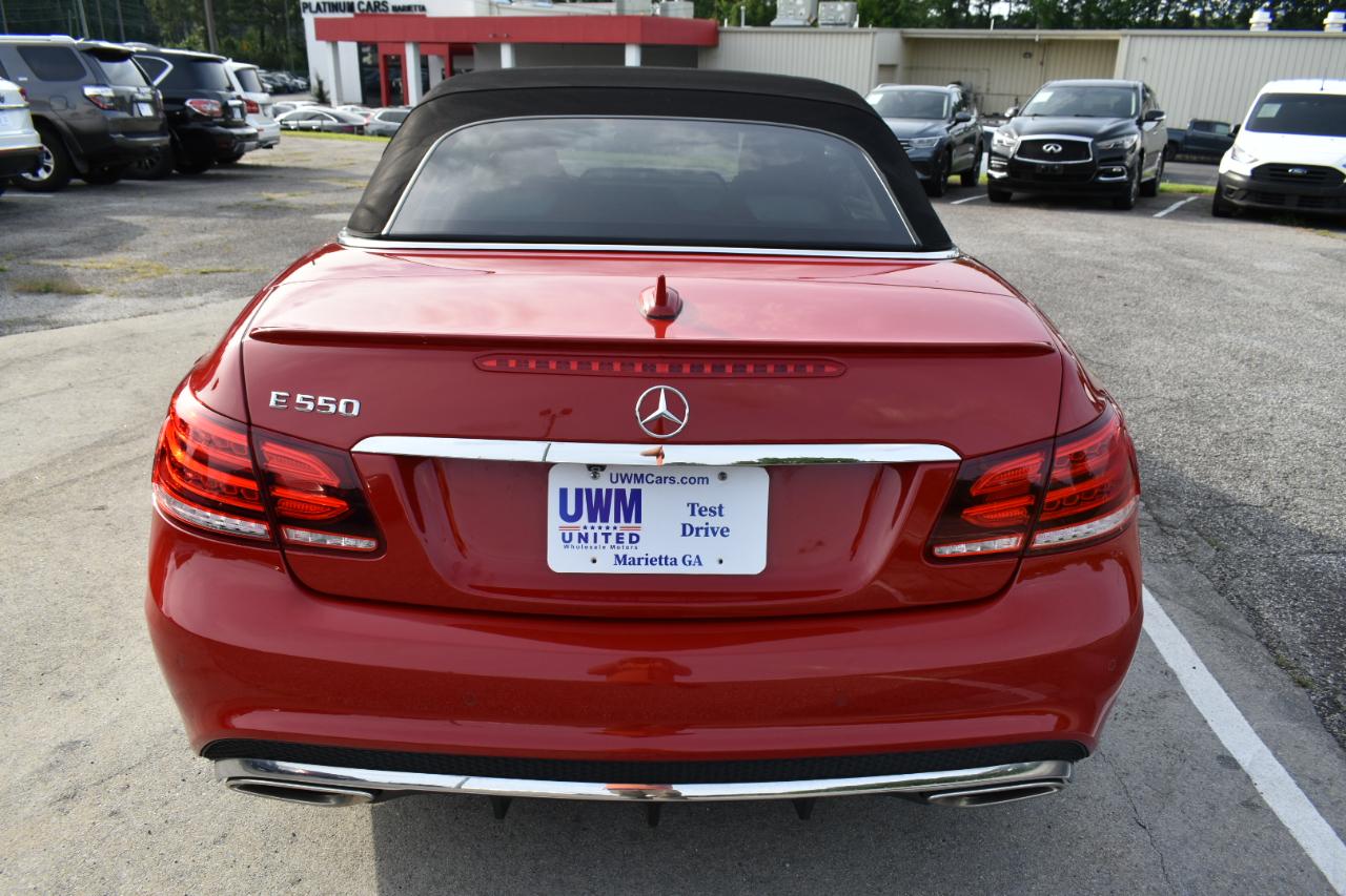 Mercedes-Benz E-Class E550 Cabriolet 2016