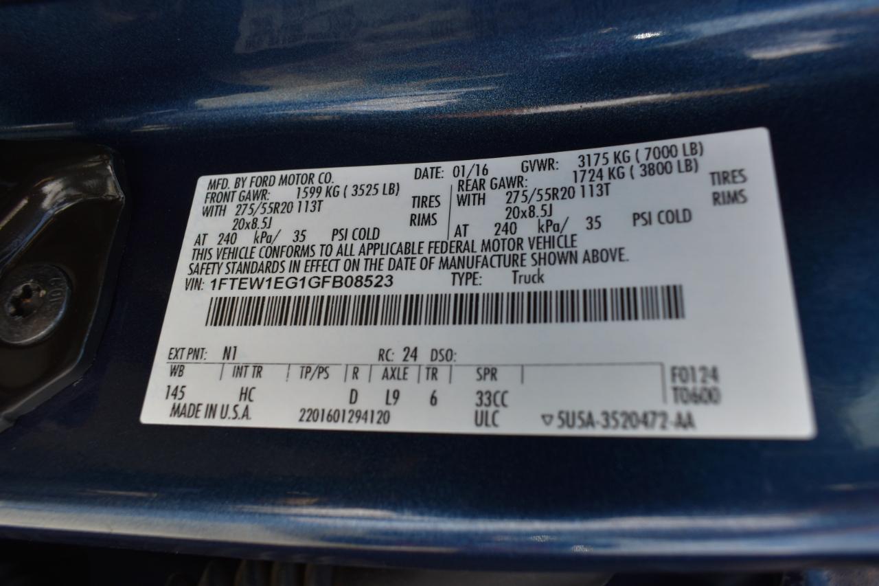 Ford F-150 Lariat SuperCrew 5.5-ft. Bed 4WD 2016