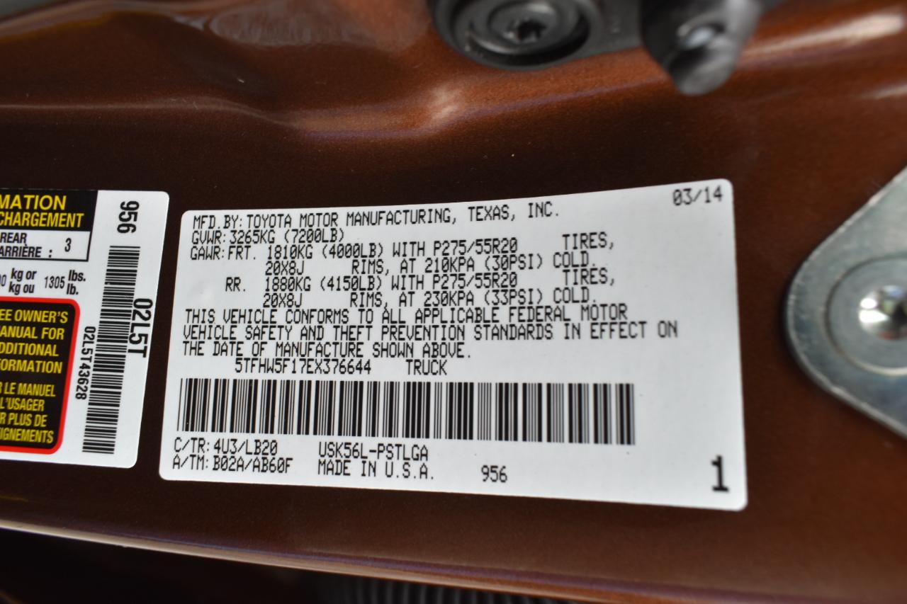 Toyota Tundra Limited 5.7L FFV CrewMax 4WD 2014