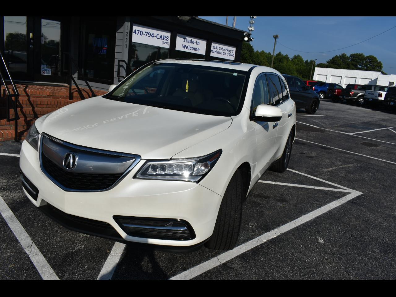 Acura MDX 6-Spd AT w/Tech Package 2015