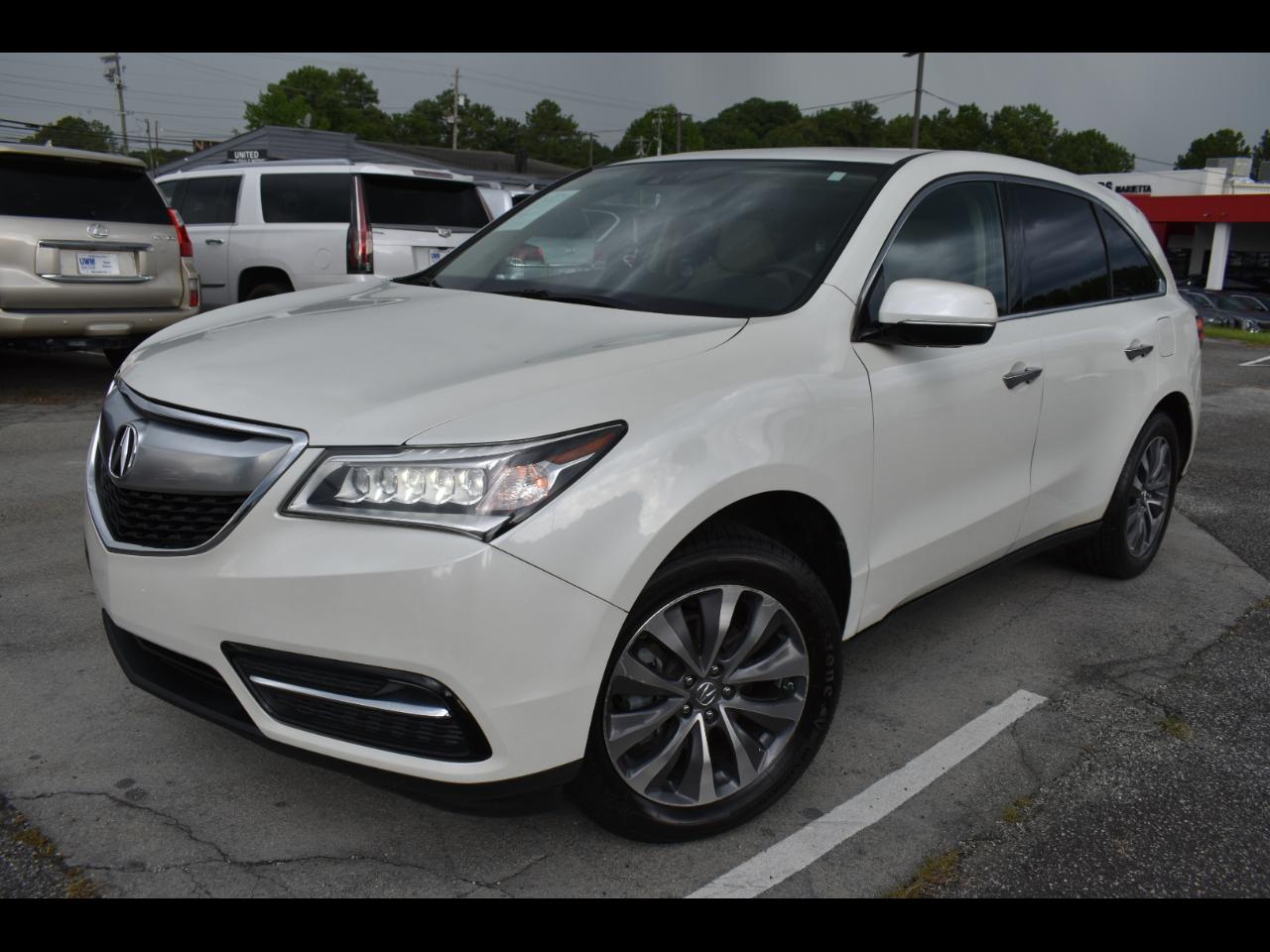 2015 Acura MDX 6-Spd AT w/Tech Package