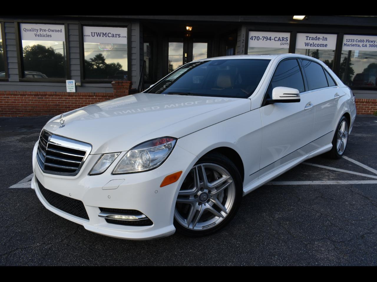 Mercedes-Benz E-Class E550 Sedan 4MATIC 2013