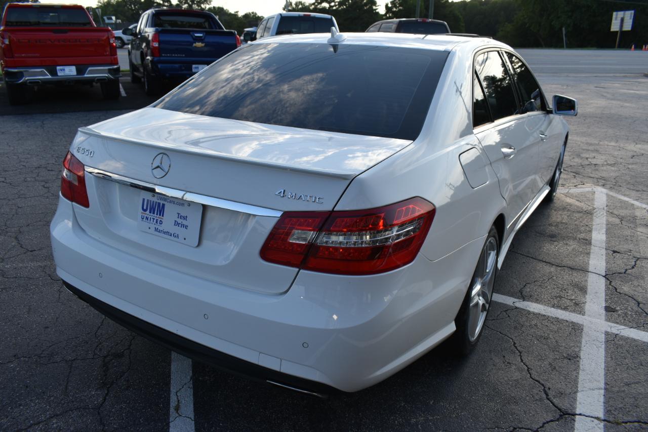 Mercedes-Benz E-Class E550 Sedan 4MATIC 2013