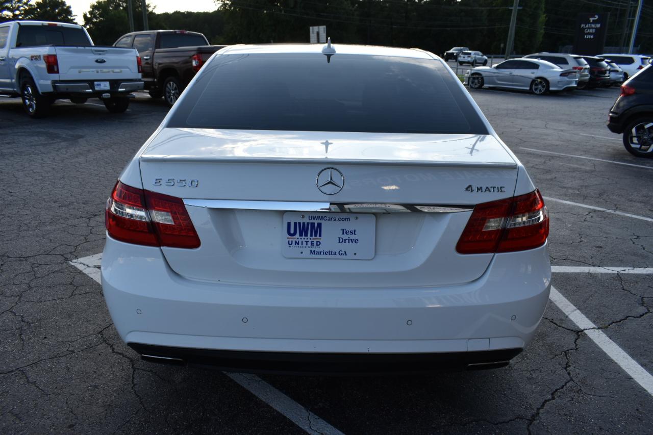 Mercedes-Benz E-Class E550 Sedan 4MATIC 2013