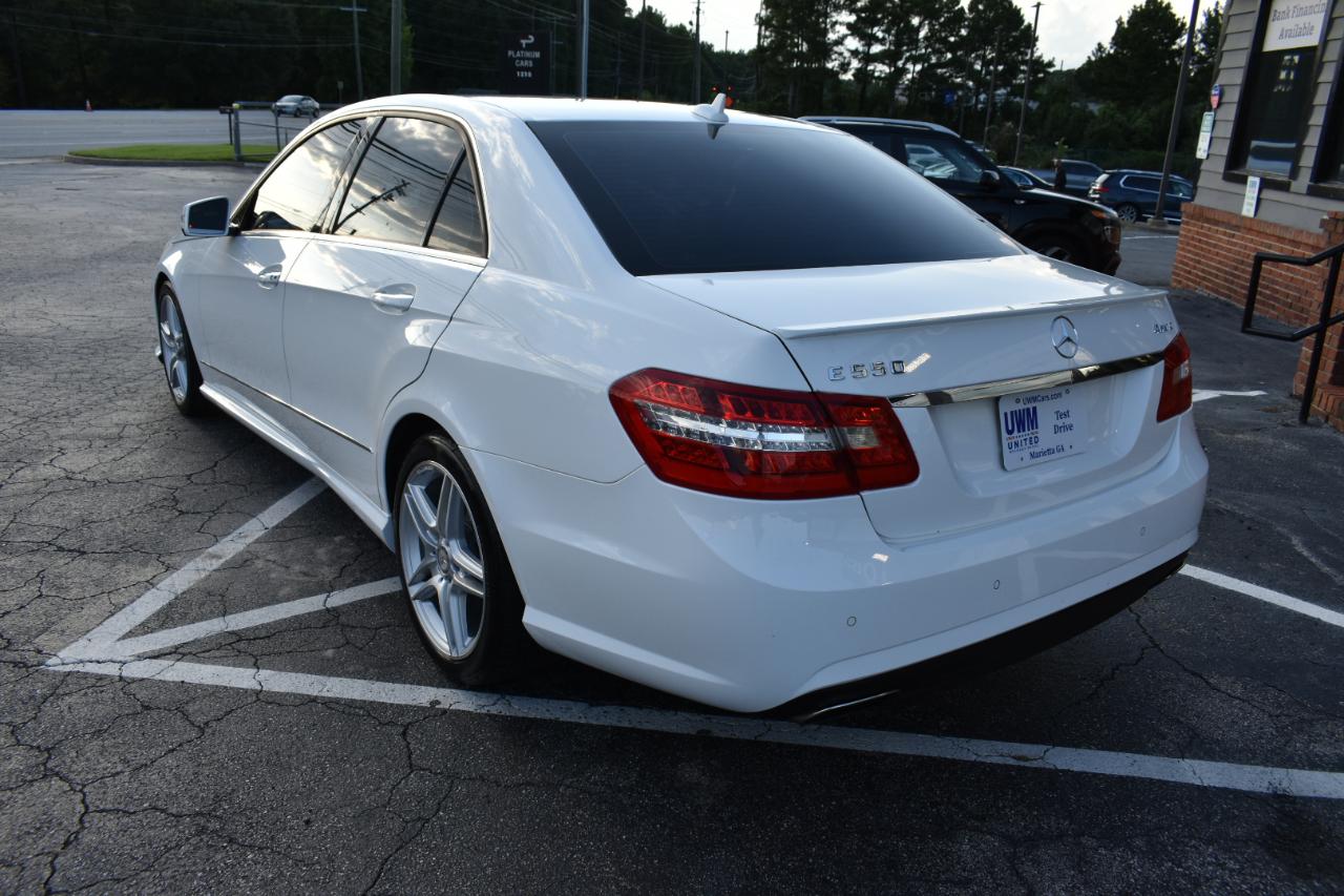 Mercedes-Benz E-Class E550 Sedan 4MATIC 2013