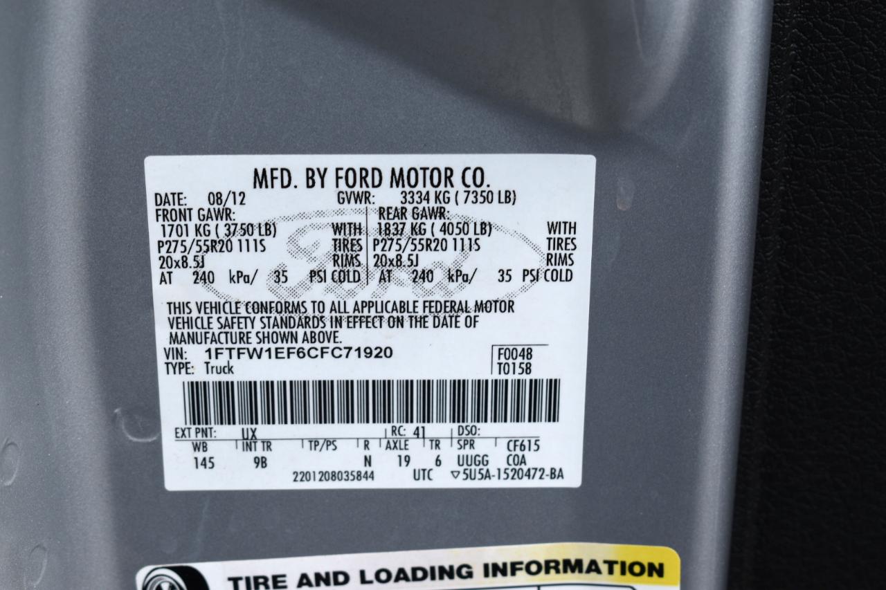 Ford F-150 Platinum SuperCrew 4WD 2012